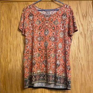 Short sleeve dress blouse